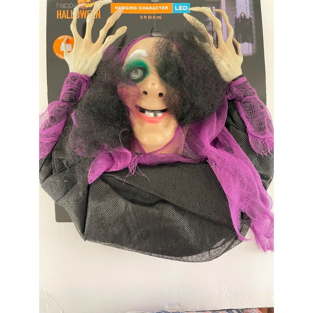 NWT- Halloween Hanging Witch Decoration